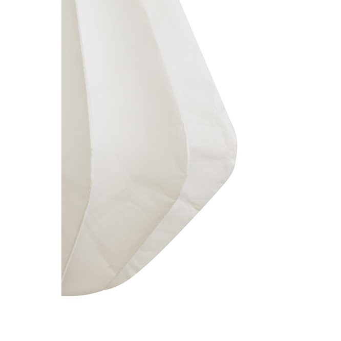 Zewnętrzna lampa wisząca tyvek biała Pinecone Watt Veke detal